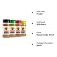 thumbnail image 5 of Classic Combo Pack Seasoning, Pack of 4 (Everything, Everything Spicy, Garlic Lovers, Lemon & Garlic) - Spice & Seasoning Gift Set - Low Sodium Chicken,Beef, Seafood Seasoning & Chicken by Flavor God, 5 of 5
