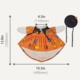 thumbnail image 3 of AuroraX Witch Dress with Hat 19 inch Porch Goose Halloween Outfits , 23" Porch Goose Clothes Sets 17 inch Fall Holiday Halloween Decorations Outdoor Plastic Porch Goose Accessories, 3 of 8