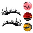 thumbnail image 6 of KALLORY Eyebrow Stickers Black 1 Pair Sticker Car, 6 of 10