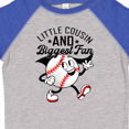 thumbnail image 4 of Inktastic Little Cousin and Biggest Fan Boys or Girls Toddler T-Shirt, 4 of 5