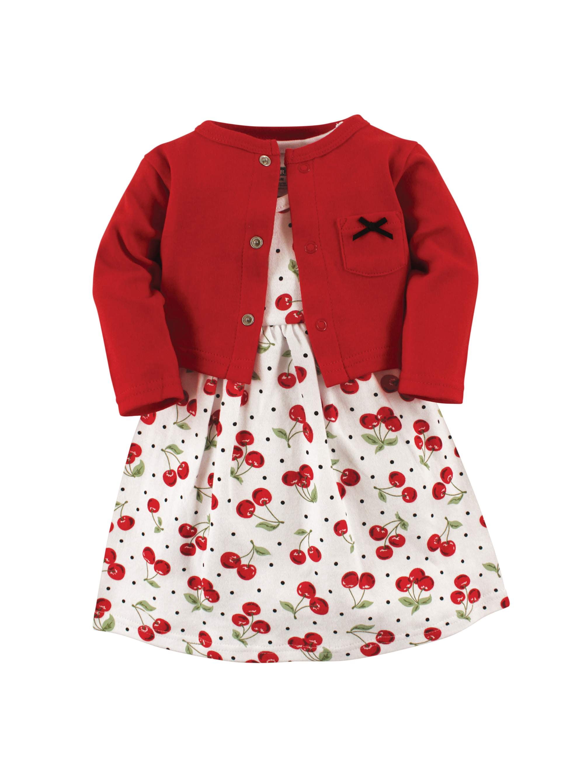 baby girl dress with cardigan