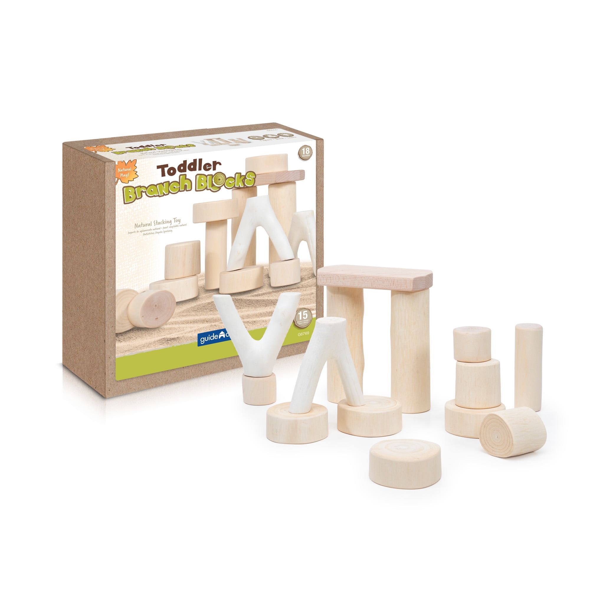 Imaginarium Wooden Block Set Building Wood Toys Walmart