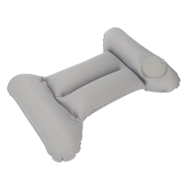 Almohada inflable en forma de H NikouMX Almohada inflable gris
