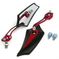 thumbnail image 1 of Unique Bargains Aluminum Alloy 360 Degree Rotatable Motorcycle Rear View Side Mirror Red, 1 of 4