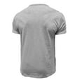 thumbnail image 4 of zfhfof Mens Muscle Slim Cotton T Shirt Summer Short Sleeve Button V-Neck Henley Shirt Gym Workout Athletic Tee Shirts Tops, 4 of 5