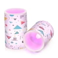 thumbnail image 7 of Yayeee Flameless Candles with Remote Flickering Battery Operated Multi Color Changing, Red Simple Shapes, 7 of 7