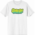 thumbnail image 4 of Scooby-Doo Logo Title Men's White Crew Neck Short Sleeve Tee-Small, 4 of 6