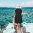 thumbnail image 5 of Surf Microfiber Bathrobe with Hood, Quick-Dry Beach and Swimming Changing Towel, Unisex Lightweight Absorbent Robe, 5 of 12