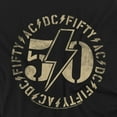 thumbnail image 2 of ACDC 50 Logo Women's T Shirt, Black, Large, 2 of 6