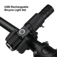 thumbnail image 1 of VONKY Bike Headlight Taillight Set USB Rechargeable Torch No.02, 1 of 6