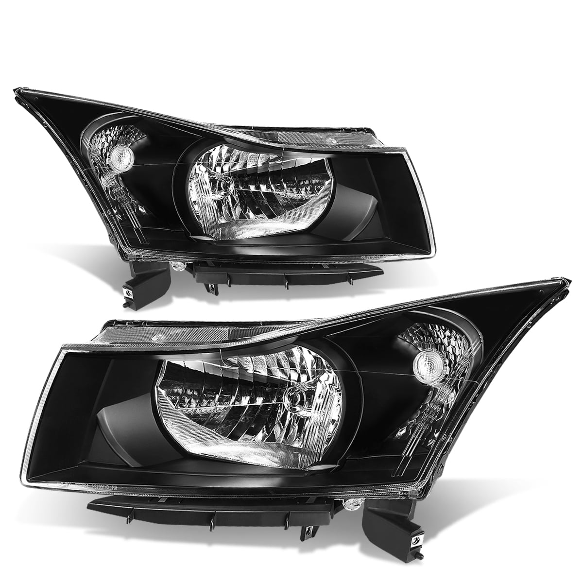 For 2011 to 2015 Chevy Cruze Headlight Black Housing Clear Corner