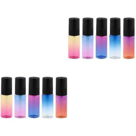 10 PCS Perfume 10ml Roller Bottles Glass Roller Bottles Glass Containers Glass Empty Bottles Roller Bottles for Oils