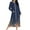J01-Multicolor, variant on Fewfanhot Women's Floral Robe, Long Sleeve Ankle-Length Zipper Front Satin Bathrobes Sleepwear Loungewear with Pockets