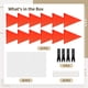thumbnail image 5 of 12 banderas de seguridad de alta visibilidad, bandera de seguridad con mástil y soporte de fibra de vidrio resistente, bandera de seguridad para ciclismo, bandera de advertencia triangular para bicicl, 5 of 5