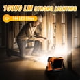 thumbnail image 2 of DANCINGBOAR Luz de trabajo solar recargable de 120 W, 10000 lm, IP66, 2 of 8