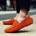 thumbnail image 5 of asdoklhq Men's Casual Shoes Wide Width On,Summer Men's Slip-On Peas Shoes Wild Suede Comfortable Casual Breathable Shoes, 5 of 8