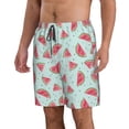 thumbnail image 2 of Goofa Watermelon Printed Mens Swim Trunks Summer Quick Dry Short Beach Swimwear Bathing Suits-X-Large, 2 of 9