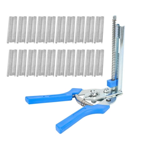 

1pc Ring Plier Tool and 600pcs M Clips Chicken Mesh Cage Wire Fencing Crimping Solder Joint Welding Repair Hand Tools