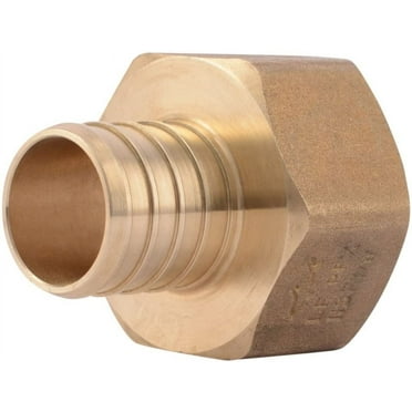 SharkBite UC094LFA 1SB X 1FNPT PEX Adapter, 1" x 1", Brass