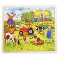 thumbnail image 1 of Juguete para niños, 60 piezas/juego de dibujos animados de madera, juguete educativo para niños, rompecabezas, juguete para lograr más, 1 of 2