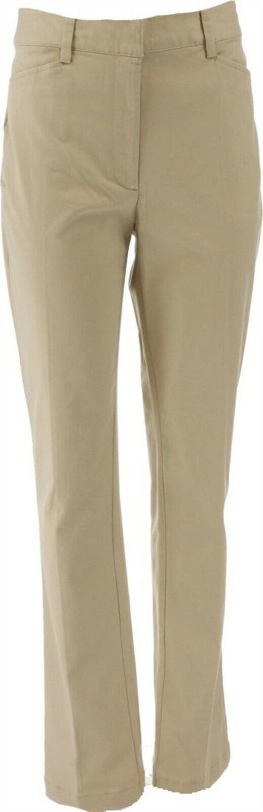 Lands' End Chino Mid Rise Straight Leg 