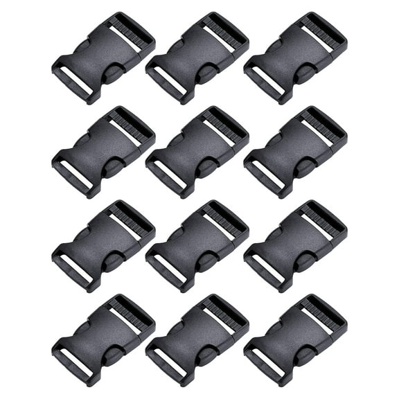 12Pcs Professional Belt Buckles Multi-function Plastic Buckles Convenient Backpack Buckles