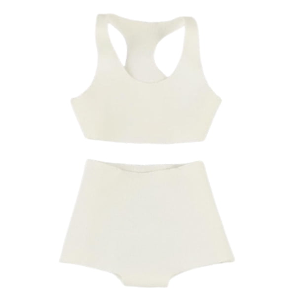 Colección de accesorios de ropa femenina a escala 1/6, regalo ideal de moda, ropa 1:6 Blanco