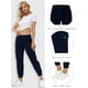 thumbnail image 2 of Pantalones cargo MoFiz para mujer, ligeros, para exteriores, color azul marino, talla L, 2 of 7