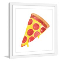 Marmont Hill "Pizza" by Molly Rosner Framed Painting Print