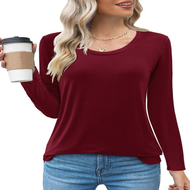 CHOK Hauts à Manches Courtes pour Femmes Été Col Rond Mignon Chemises Unies Blanches L