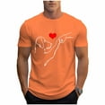 thumbnail image 2 of Tops para hombre, blusas y camisas de cuello redondo y manga corta para hombre, blusas casuales de cuello redondo con estampado de moda para hombre, blusas de cuello redondo y manga corta, camisas par, 2 of 6
