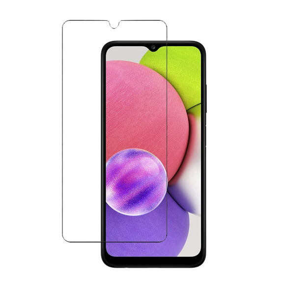 VIESUP 2Pack Screen Protector Compatible with Samsung Galaxy A03s Tempered Glass 9H Hardness, Anti Scratch, Bubble Free, Easy to Install HD Protective Film