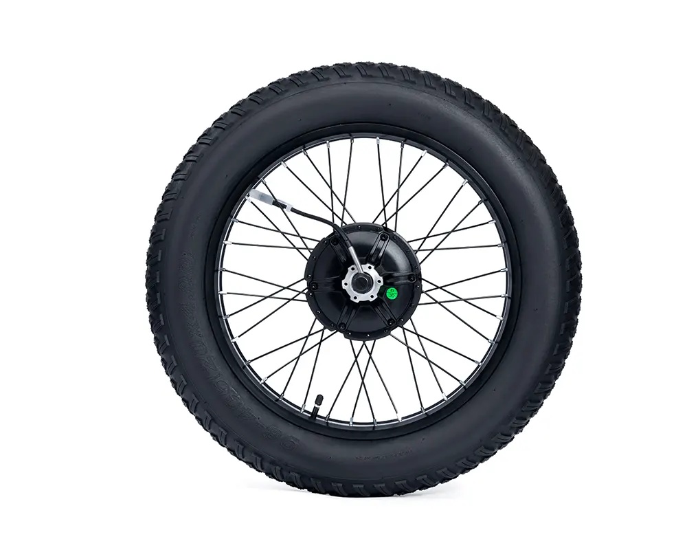 Macfox X1S E-bike Rear Wheel Set, 750W Peak Motor, 20MPH,20'' x 4in Fat Tires.