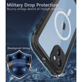 thumbnail image 5 of Design for iPhone 14 Plus Waterproof Case, Shockproof Dustproof Phone Case for iPhone 14 Plus with Screen Protector, Full Body Protective Cover for iPhone 14 Plus 6.7''（clear）, 5 of 8