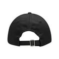 thumbnail image 4 of Decky 200 Relaxed Flat Bill Cotton Caps-Black, 4 of 4