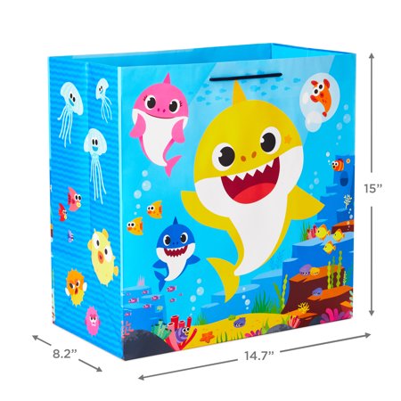 Hallmark Extra-Deep Gift Bag (Baby Shark)