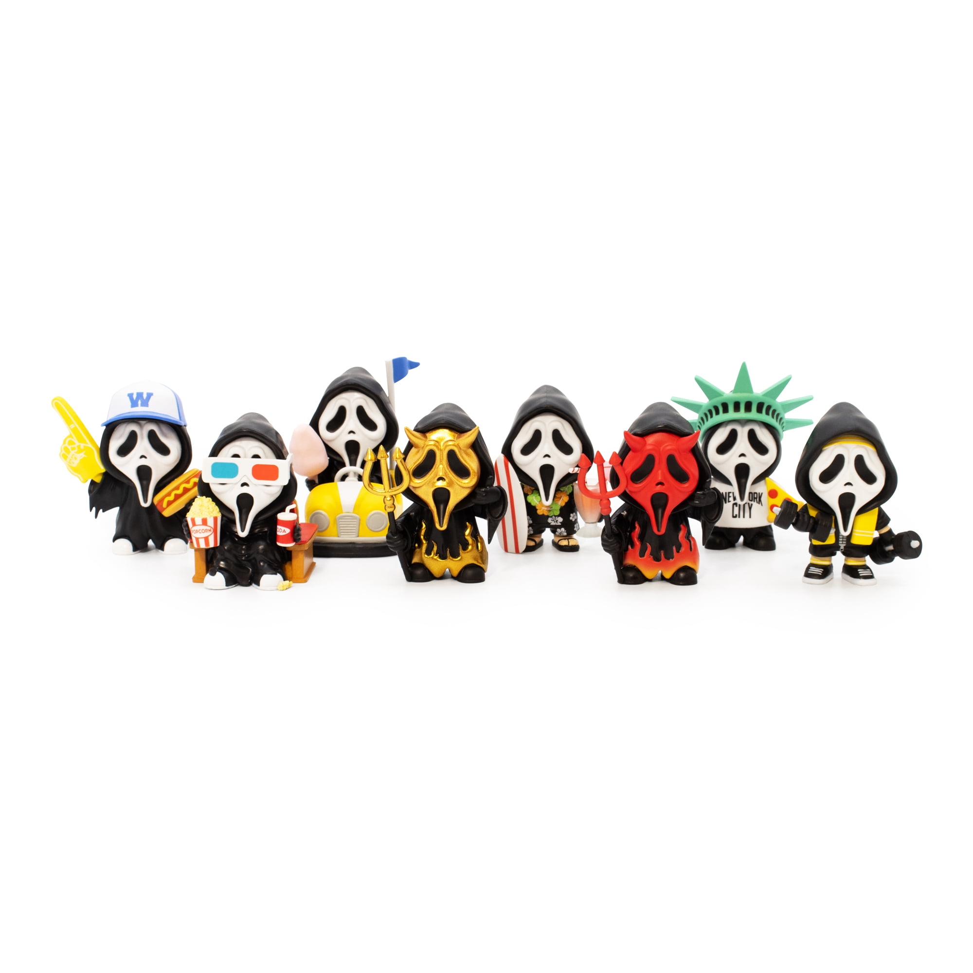 CultureFly Ghost Face Artist Mini Blind Box, Includes 1 Mystery Vinyl Figure