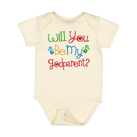 

Inktastic Godparent Proposal Godchild Gift Baby Boy or Baby Girl Bodysuit