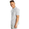 thumbnail image 2 of Hanes EcoSmart Men's Pocket Polo Shirt, 2-Pack White L, 2 of 3