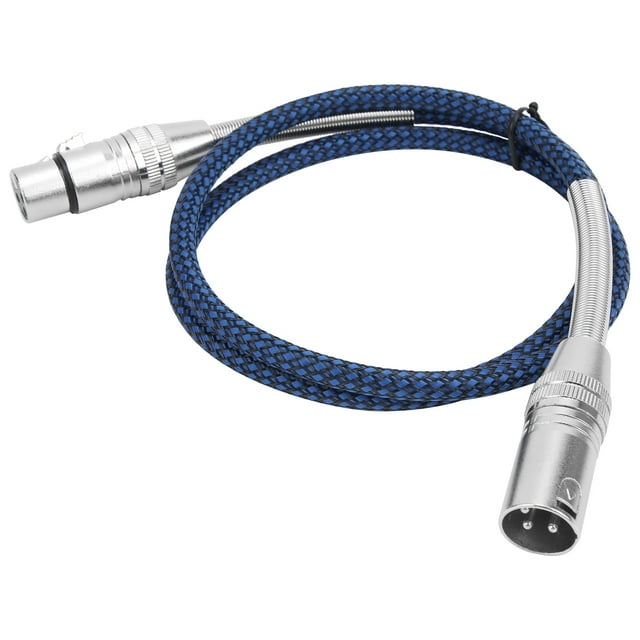 Cable de micrófono de línea de amplificador de Audio Cable de equilibrio de cobre sin oxígeno para mezclador de cámara de vídeo(15M)
