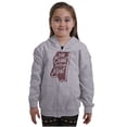 thumbnail image 4 of Coast With The Most Mississippi Zip Up Hoodie Men's Women's Brisco Brands S, 4 of 5