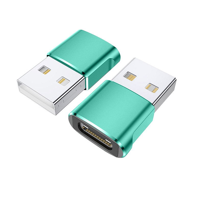 Aluminum Alloy USB Male To TypeC Female Adapter TypeC Female To USB