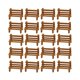 thumbnail image 2 of 20x IH57-311 Realista Banco largo Micro Escena Accesorios decorativos 1: 200 madera perfke Mini banco banco escena prop, 2 of 9