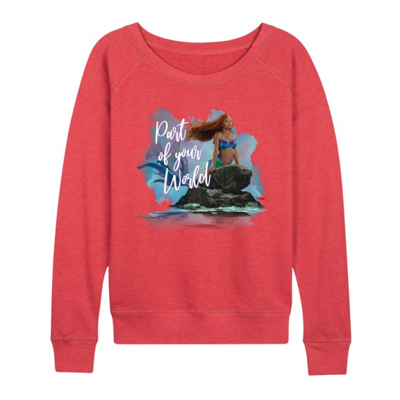 Disney - Part Of Your World - Women's Lightweight French Terry Pullover