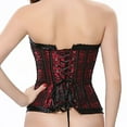 thumbnail image 4 of 2025 Clearance under $5 asdoklhq Womens Plus Shapewear,Women's Court Corset Feather Velvet Christmas Bow Body Shaping Clothes Shapeware, 4 of 8