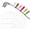 White, variant on Writeable Colorful Cable Marker Stickers, Self Adhesive Tearable Wire Tag Labels for USB Charging Cables Network Server & Household Cord Organizing
