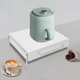 thumbnail image 6 of K Cup Organization Storage Drawer - Carbon Steel Coffee Pod Holder with Sliding Drawer, Countertop Maker Stand, Holds 36 Pods, Supports Coffee Machine (Black/White), 6 of 25