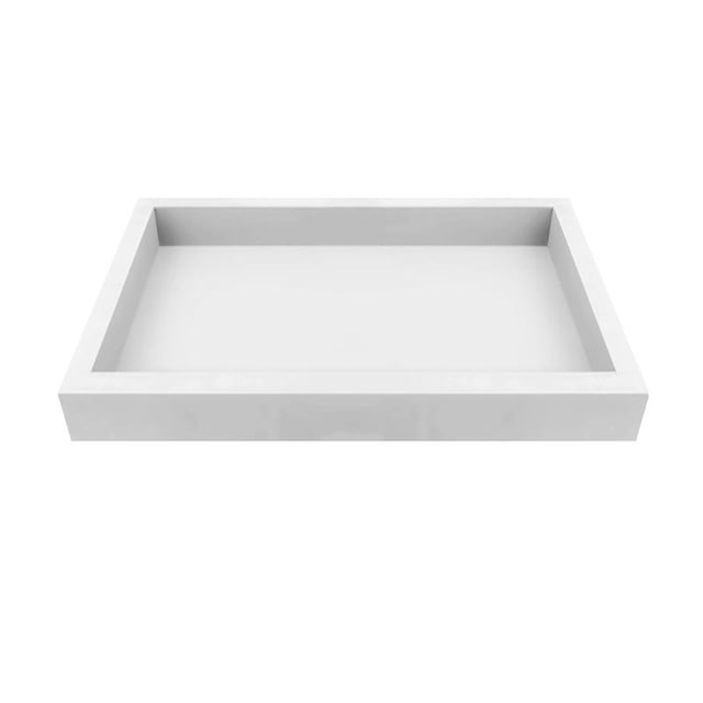 Bandeja de plástico cuadrada para macetas, bandeja para macetas de bonsái, bandeja de agua de madera y plástico de PVC, bandeja para bonsái para decoración del hogar