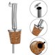 thumbnail image 4 of Lote de 5 tapones para boquillas con tapa (plateados), 4 of 5