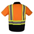 thumbnail image 4 of Hi Vis Polo T-Shirt Short Sleeve High Visibility Reflective Tape Safety Class 2 Men, 4 of 6